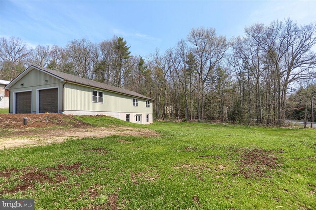 3497 New Lancaster Valley Rd, Milroy, PA 17063 - exterior space featuring a garage and an outbuilding