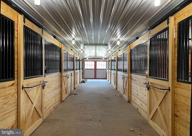 view of stable