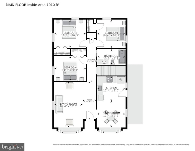 2411 S Monroe St, Arlington, VA 22206 - plan