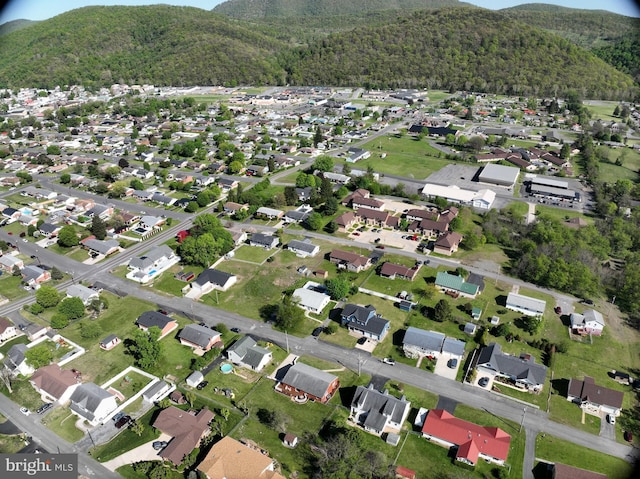 1550 Beacon St, Keyser, WV 26726 - drone / aerial view with a view of trees and a mountain view
