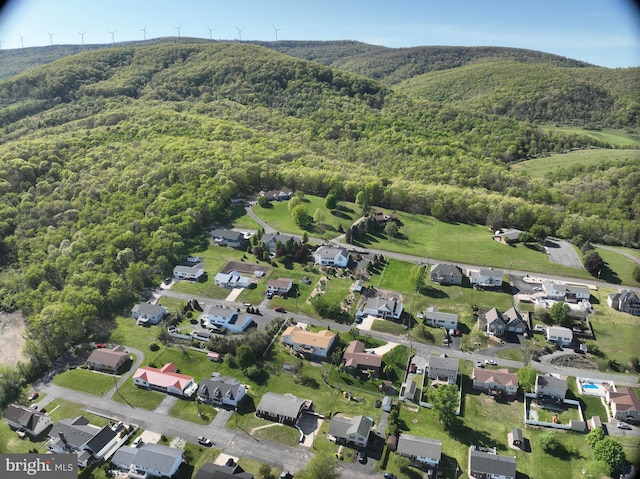 1550 Beacon St, Keyser, WV 26726 - birds eye view of property featuring a view of trees