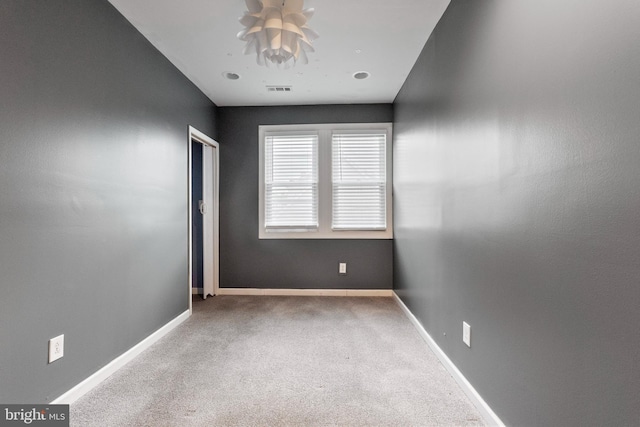 4626 Kavon Ave, Baltimore, MD 21206 - carpeted spare room with visible vents, baseboards, and a ceiling fan