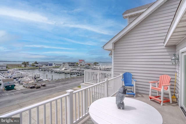 11 Marina View Ct Unit A-6, Bethany Beach, DE 19930 - balcony with a water view