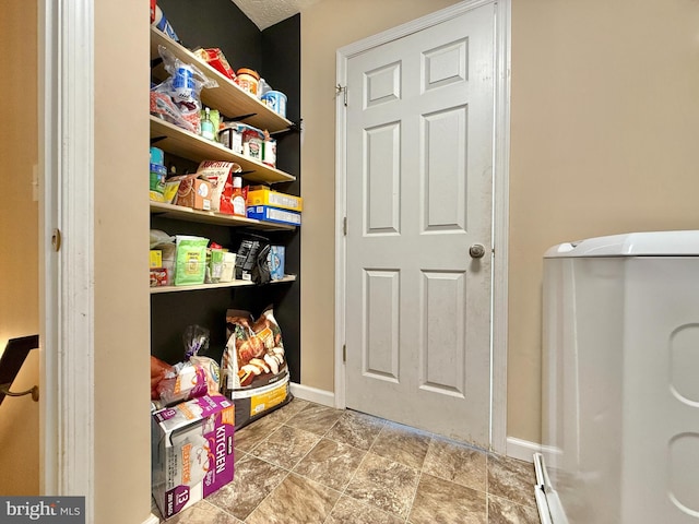 view of storage area