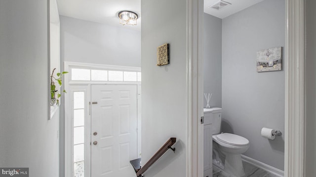 46932 Trumpet Cir, Sterling, VA 20164 - entrance foyer with baseboards