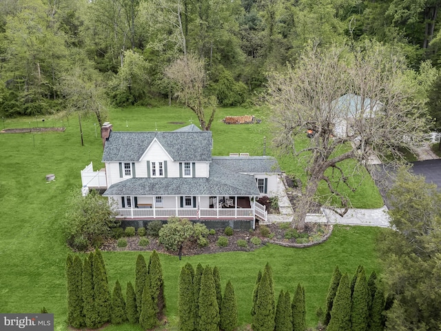 12943 Harford Rd, Hydes, MD 21082 - view of subject property with a heavily wooded area