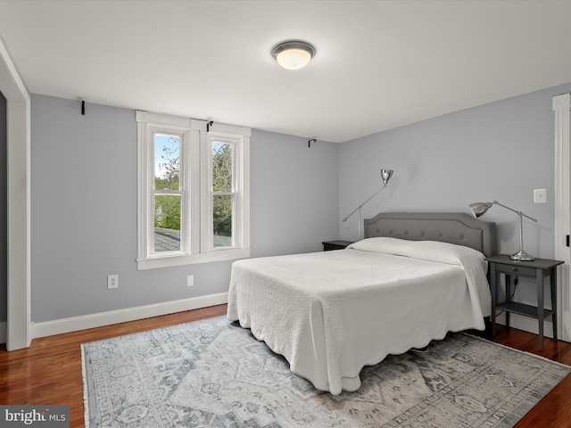 12943 Harford Rd, Hydes, MD 21082 - bedroom featuring wood finished floors and baseboards