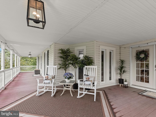 12943 Harford Rd, Hydes, MD 21082 - view of patio with a porch