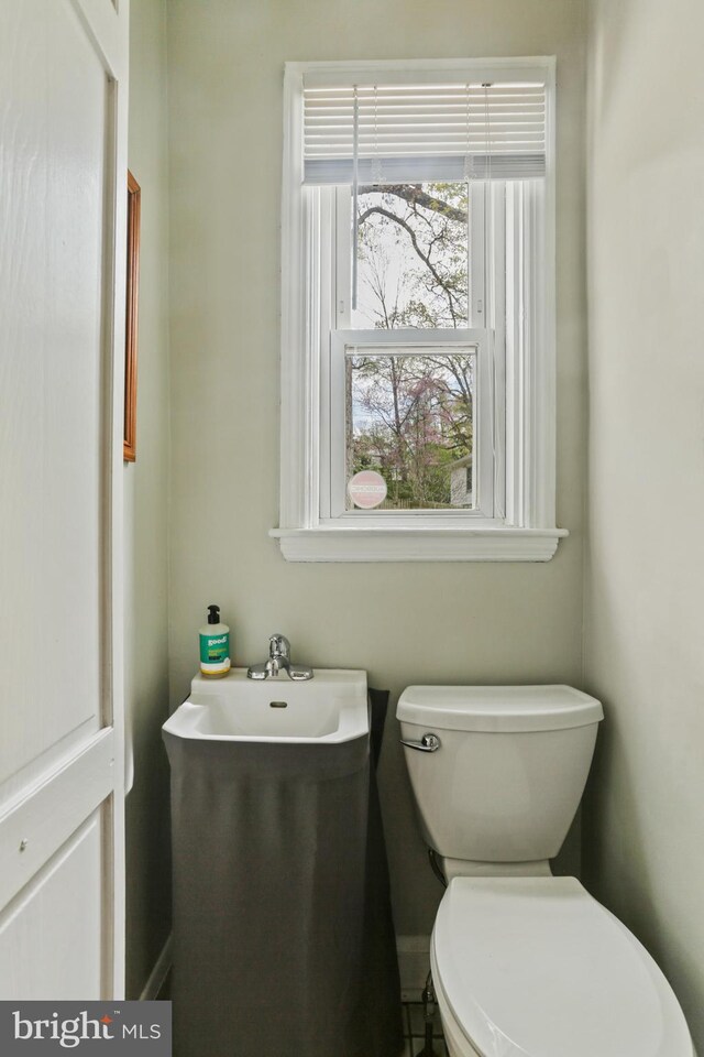 bathroom with toilet