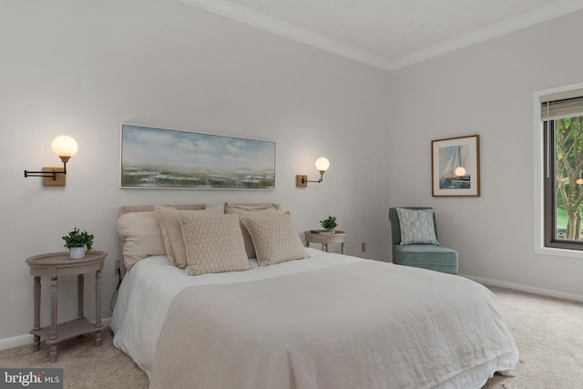 3 Spa Creek Lndg Unit A, Annapolis, MD 21403 - bedroom featuring carpet flooring, baseboards, and crown molding