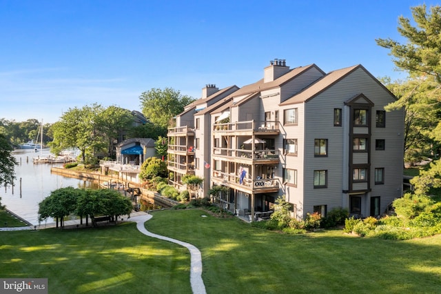 3 Spa Creek Lndg Unit A, Annapolis, MD 21403 - view of property with a water view