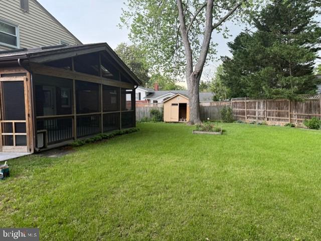 8916 Battery Rd, Alexandria, VA 22308 - view of yard featuring a sunroom