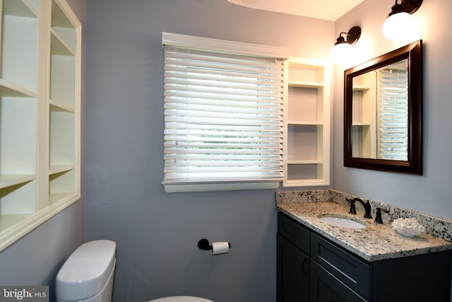 8916 Battery Rd, Alexandria, VA 22308 - half bathroom featuring toilet and vanity