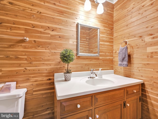 24 Keeler Ave, Stevens, PA 17578 - half bath with vanity and wood walls