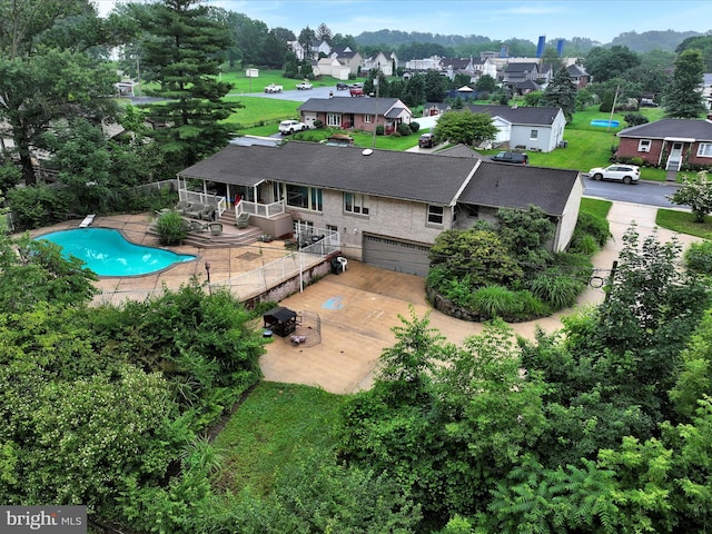 24 Keeler Ave, Stevens, PA 17578 - aerial view of residential area featuring a pool area