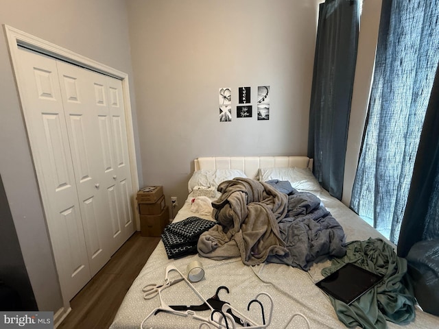 1414 W Allegheny Ave, Philadelphia, PA 19132 - bedroom with a closet and wood finished floors