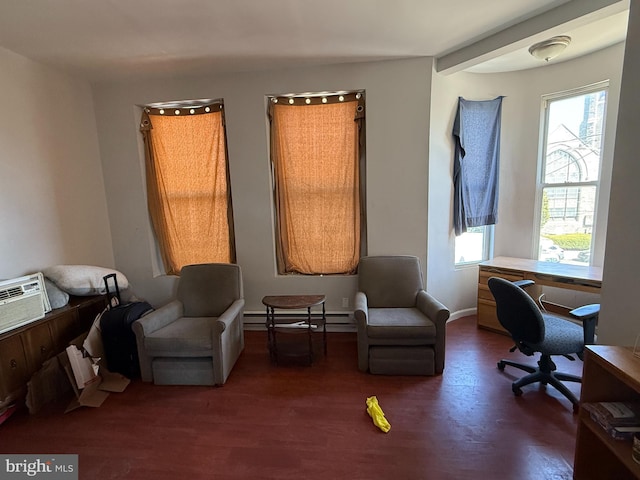 1414 W Allegheny Ave, Philadelphia, PA 19132 - office space featuring baseboard heating, wood finished floors, and baseboards