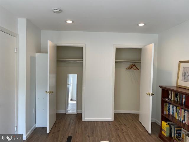 closet featuring visible vents
