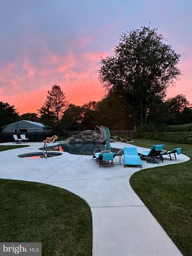 812 Lincoln Rd, Mullica Hill, NJ 08062 - view of property's community with a patio and a pool