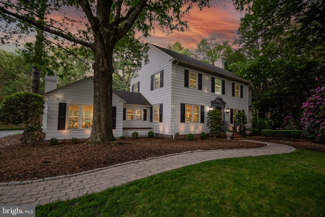 1511 Camden Ave, Salisbury, MD 21801 - colonial-style house with a chimney and a front yard