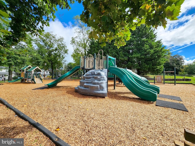 view of communal playground
