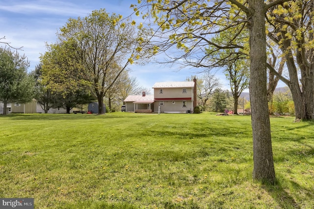 view of yard