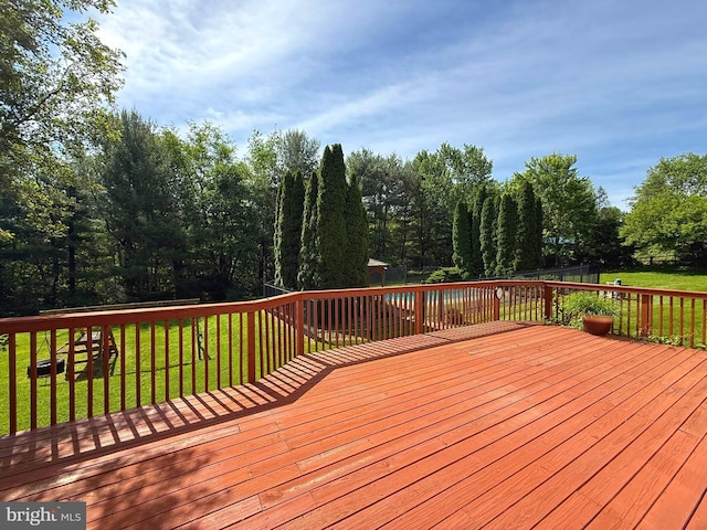 view of deck