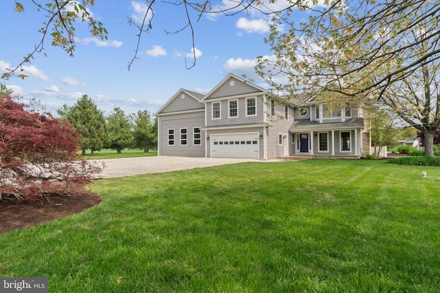 129 Kirwans Landing Ln, Chester, MD 21619 - traditional-style home with a garage, driveway, and a front yard
