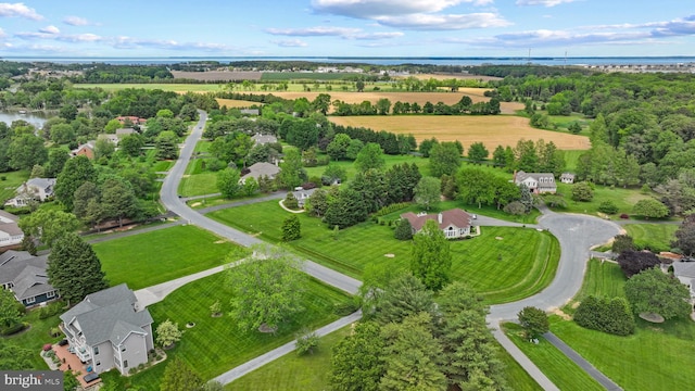 129 Kirwans Landing Ln, Chester, MD 21619 - aerial view of a large body of water and a tree filled landscape