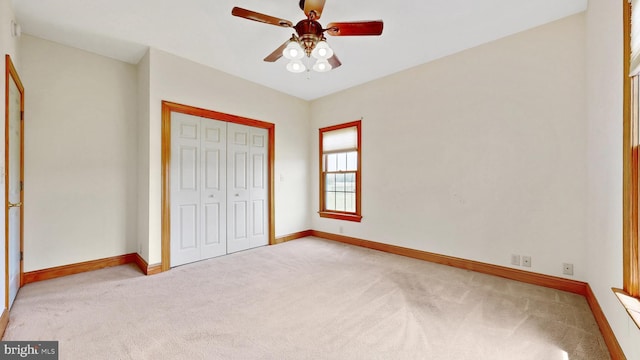 28342 Discount Land Rd, Laurel, DE 19956 - unfurnished bedroom with baseboards, a closet, and carpet