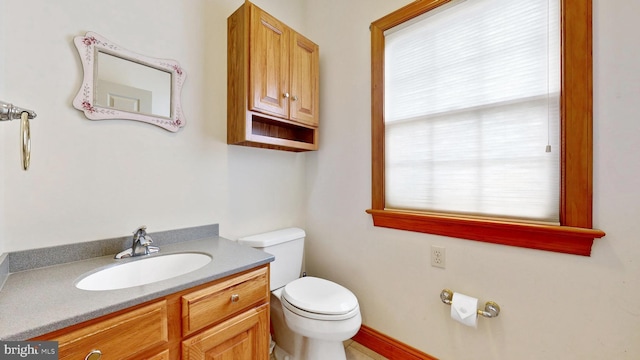 28342 Discount Land Rd, Laurel, DE 19956 - bathroom with toilet and vanity