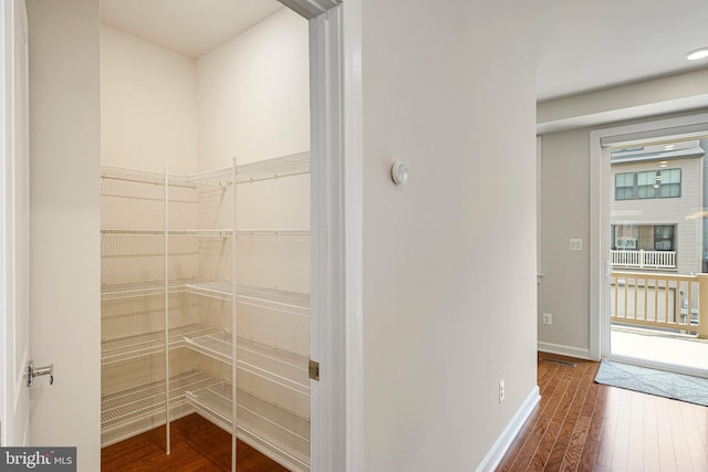 view of pantry