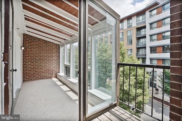 4223 N Carlin Springs Rd, Arlington, VA 22203 - unfurnished sunroom featuring lofted ceiling