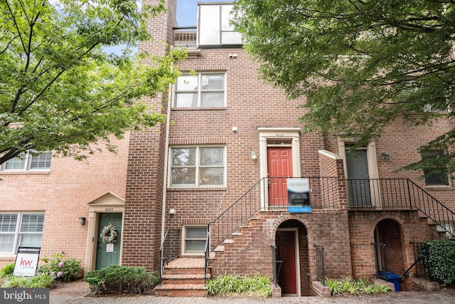 4223 N Carlin Springs Rd, Arlington, VA 22203 - view of front of house featuring brick siding and stairway
