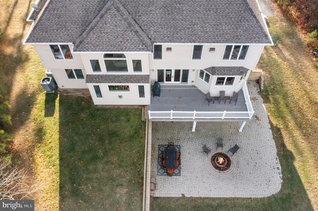 825 Camp Conoy Rd, Lusby, MD 20657 - birds eye view of property
