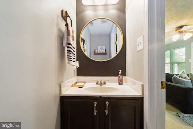 330 Timberbrook Ct, Odenton, MD 21113 - ensuite bathroom featuring vanity and a ceiling fan