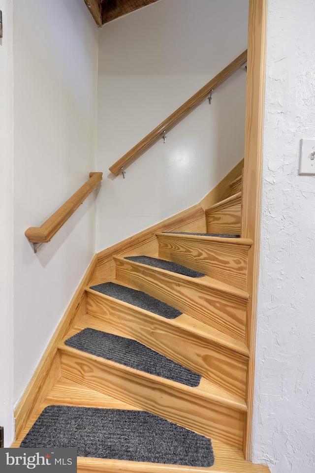 view of staircase