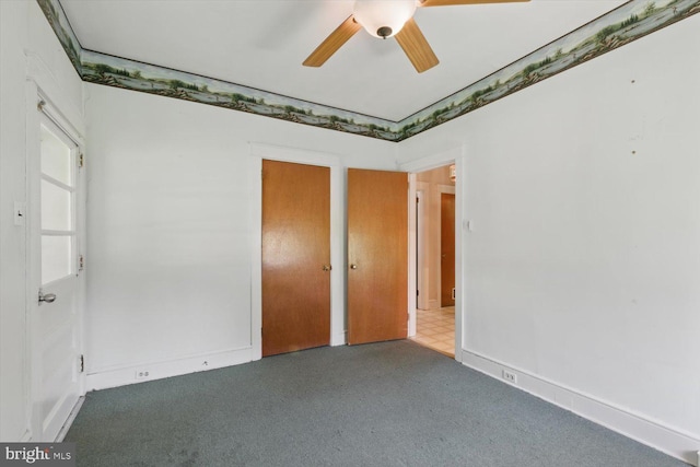 103 Pleasure Rd, Lancaster, PA 17601 - carpeted empty room with baseboards and a ceiling fan