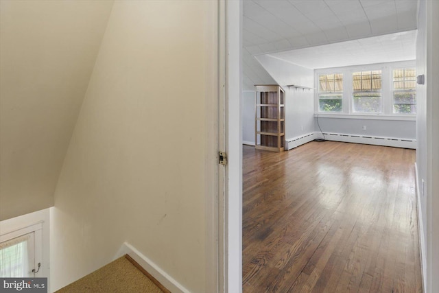 103 Pleasure Rd, Lancaster, PA 17601 - additional living space with a baseboard radiator and wood finished floors