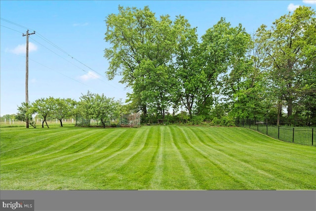 view of yard