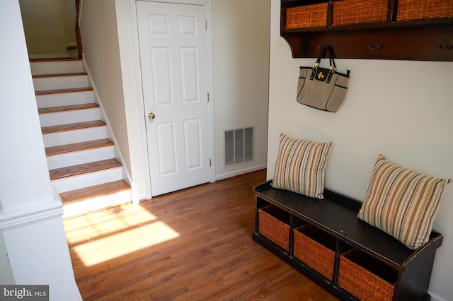 2725 Shelburne Rd, Downingtown, PA 19335 - mudroom with visible vents and wood finished floors