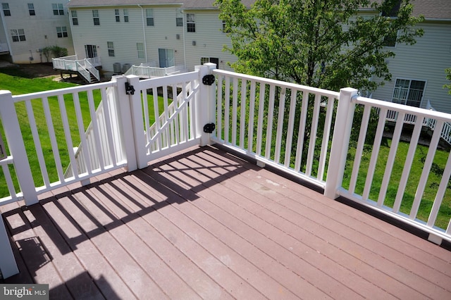 2725 Shelburne Rd, Downingtown, PA 19335 - deck featuring a lawn