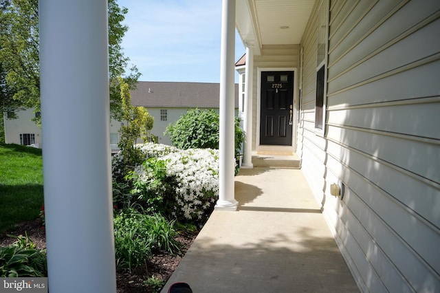 2725 Shelburne Rd, Downingtown, PA 19335 - view of exterior entry featuring covered porch
