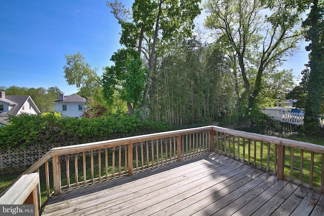 view of deck