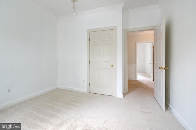 7820 Elsinore Dr, Manassas, VA 20112 - unfurnished bedroom with ornamental molding and carpet flooring