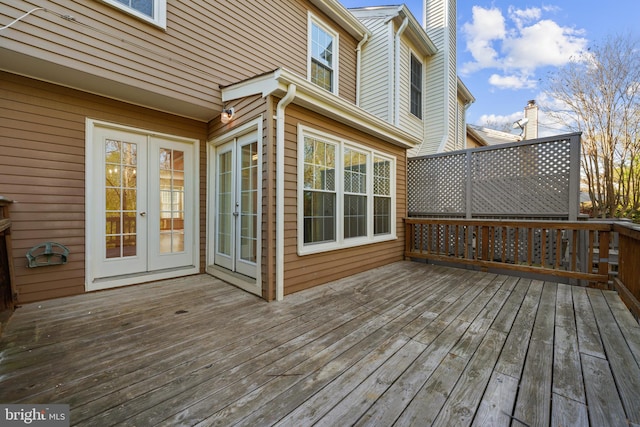 6915 Compton Valley Ct, Centreville, VA 20121 - deck with french doors