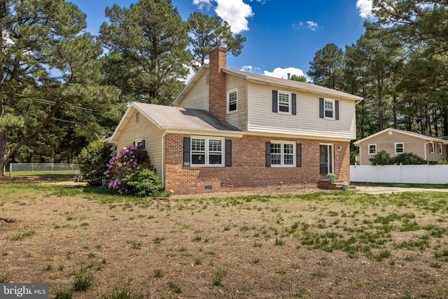 1713 Emerson Ave, Salisbury, MD 21801 - colonial-style house with brick siding and a chimney