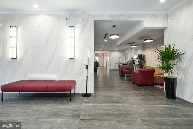 common area with visible vents
