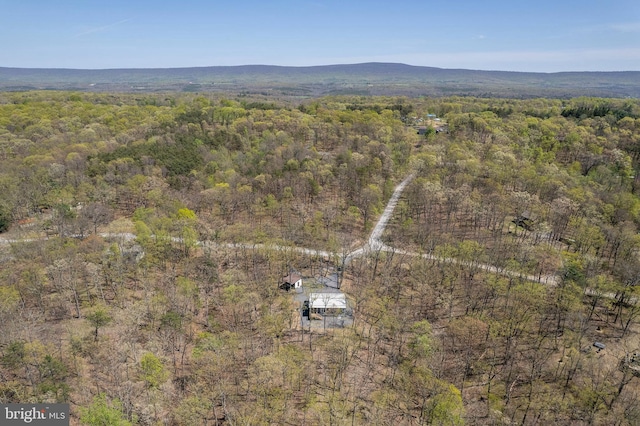 275 Oak Forest Ln, Berkeley Springs, WV 25411 - birds eye view of property with a view of trees