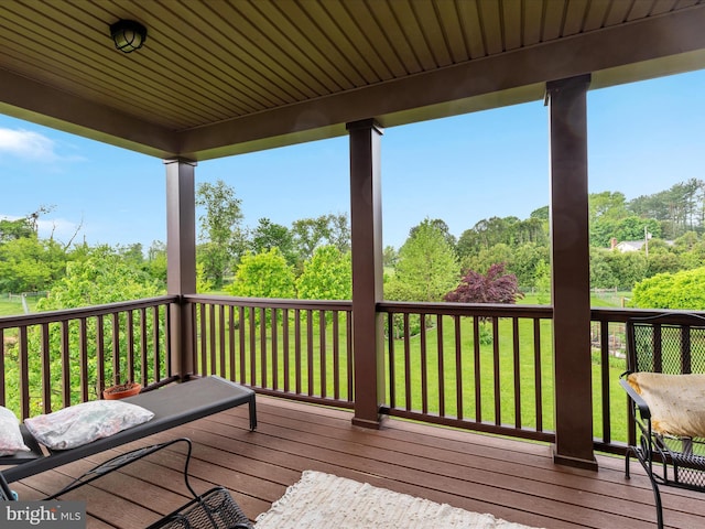 view of deck